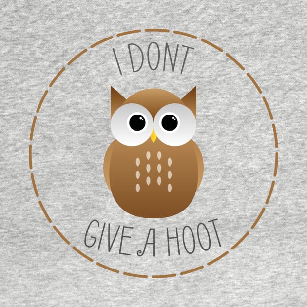 I Don't Give a Hoot by ryanslatergraphics